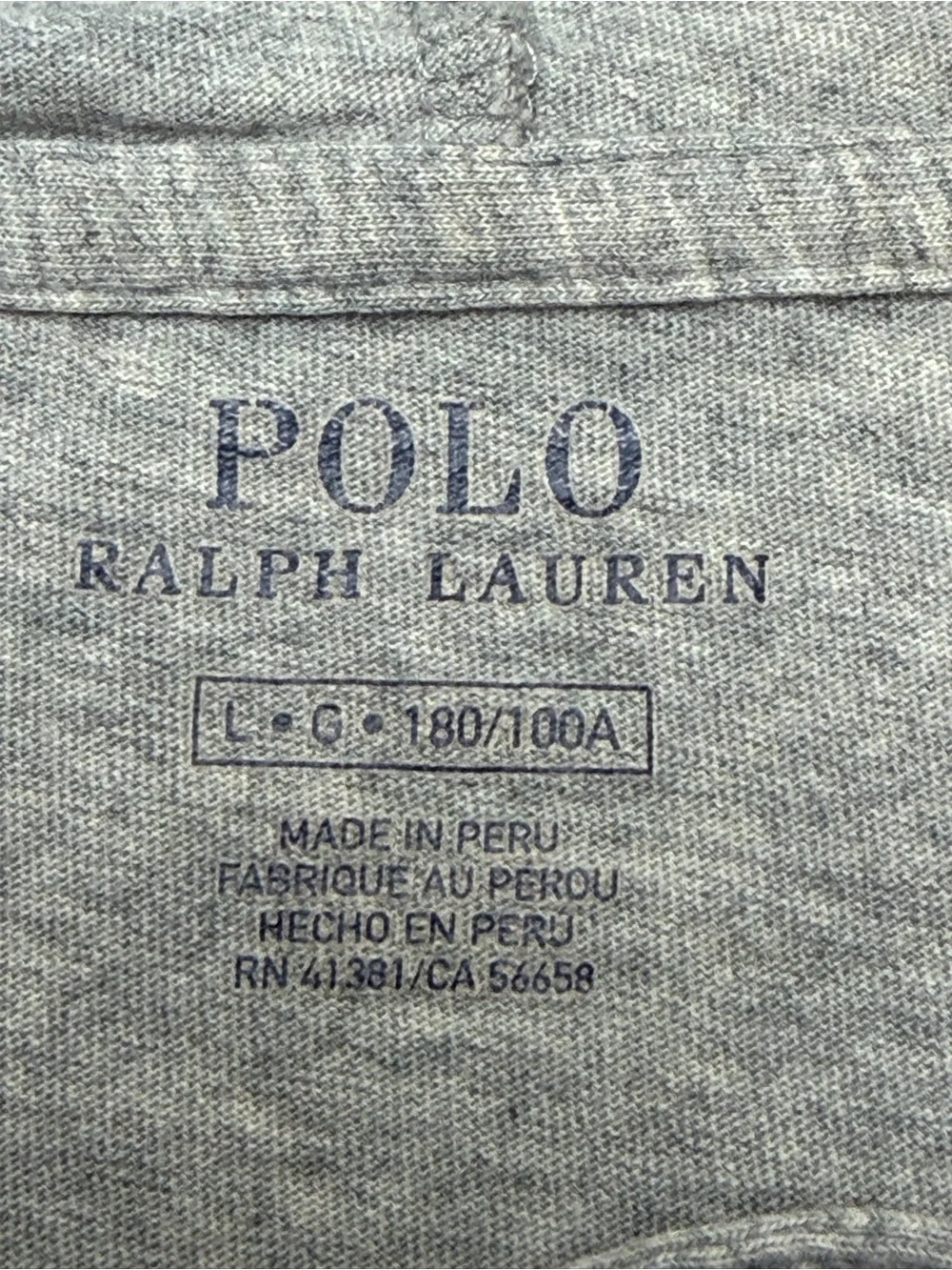 Polo Ralph Lauren Lightweight Hoodie T-Shirt Men L Pony Logo Cotton Quite Luxury